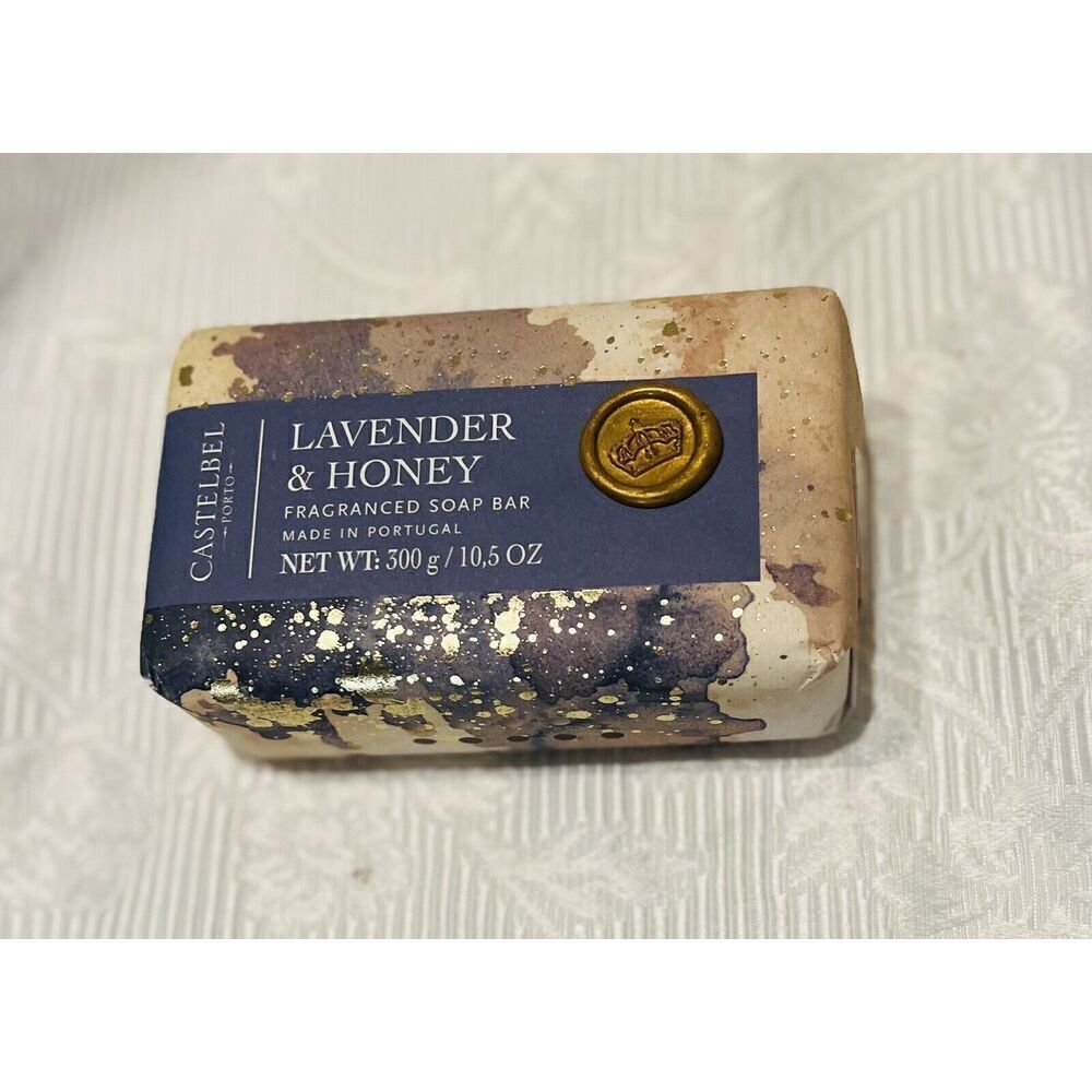Castelbel Porto Lavender & Honey Luxury Soap Bar 10.5 oz Handmade‎ in Portugal